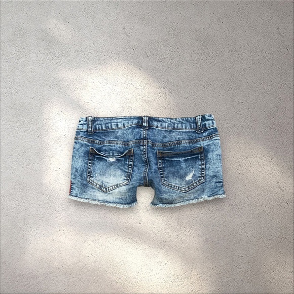Mossimo Supply Co. Low Rise Micro Denim Shorts - Picture 2 of 5